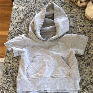6-12 months Little Bipsy Light Gray Kids Hoodie